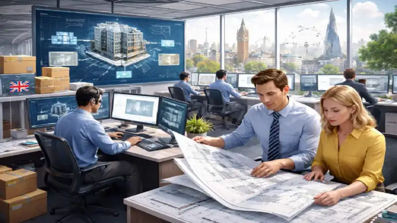 How UK AEC Firms Use Outsourced CAD Drafting Services to Scale Efficiently